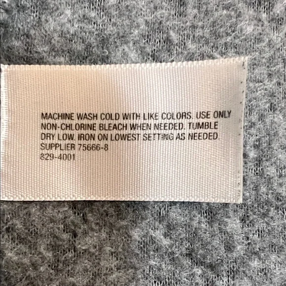 Made for Life Gray Fleece Quarter Zip Up Pullover - Picture 16 of 16